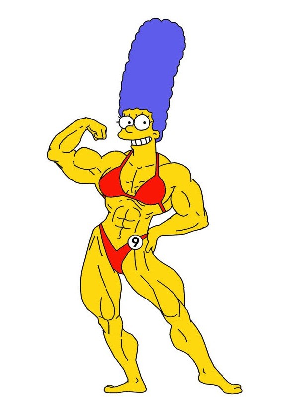 Marge_All_Pumped_Up__by_Atariboy2600-nor