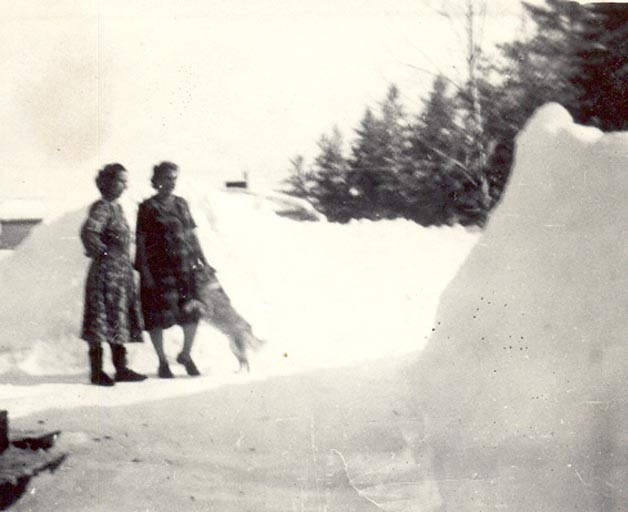 Elsa ja Hellin Jämsen, Metsolahti 1951.jpg