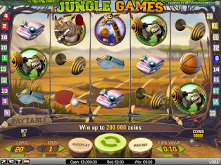 jungle games kolikkopeli